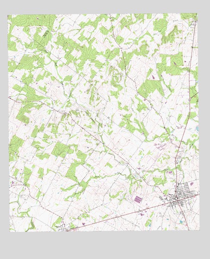 Nixon, TX USGS Topographic Map