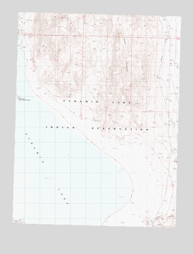 Nixon NW, NV USGS Topographic Map