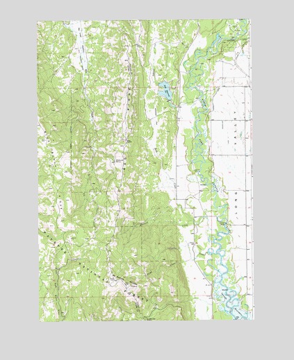 No Business Mountain, ID USGS Topographic Map