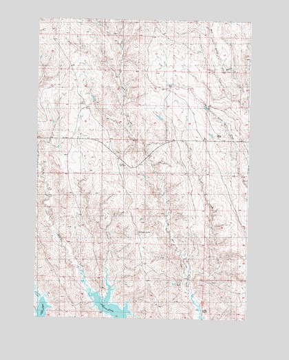 No Heart Creek, SD USGS Topographic Map