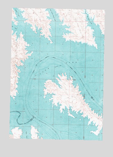 No Heart Creek SW, SD USGS Topographic Map