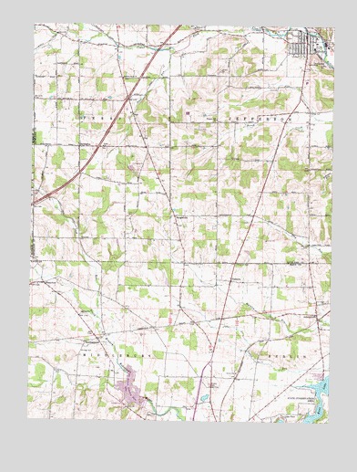 Bellville, OH USGS Topographic Map