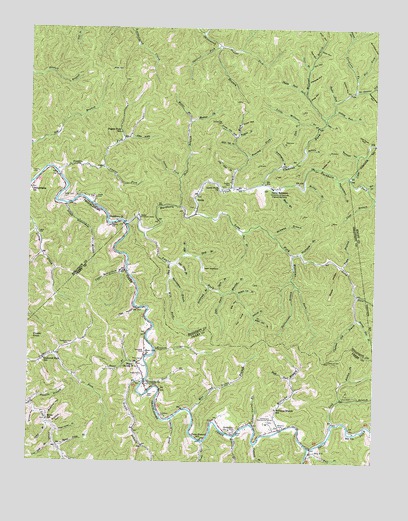 Noble, KY USGS Topographic Map
