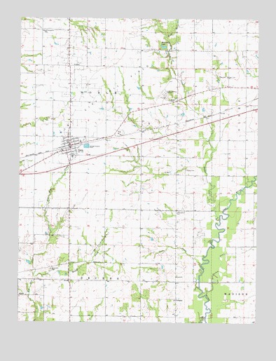 Noble, IL USGS Topographic Map