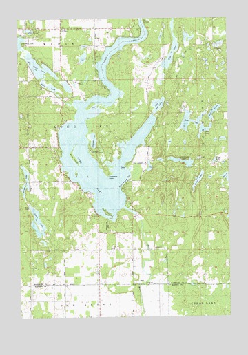 Nobleton, WI USGS Topographic Map