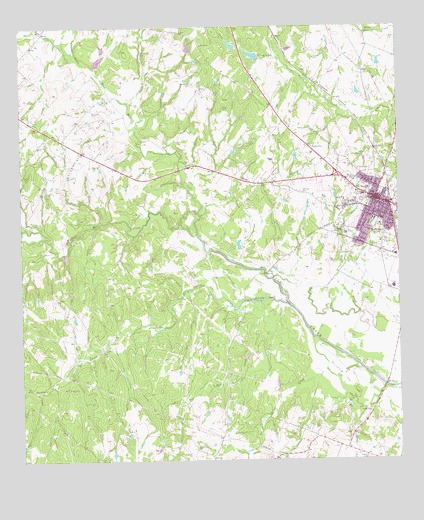 Bellville, TX USGS Topographic Map