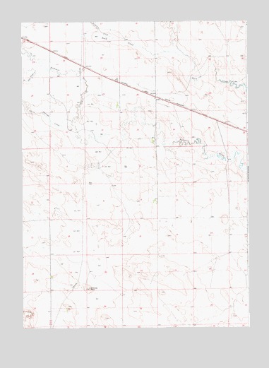 Node, WY USGS Topographic Map