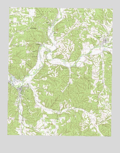 Noel, MO USGS Topographic Map