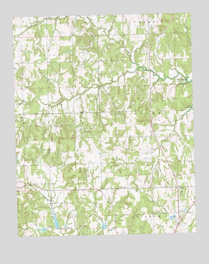 Bellvue, OK USGS Topographic Map