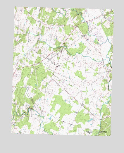 Nokesville, VA USGS Topographic Map