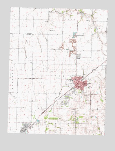 Nokomis, IL USGS Topographic Map