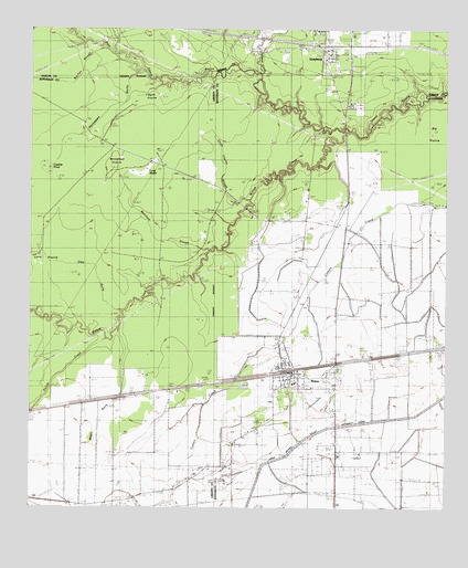 Nome, TX USGS Topographic Map