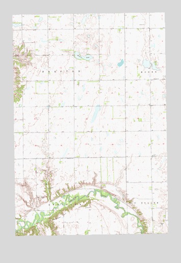 Nome SE, ND USGS Topographic Map