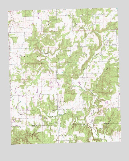 Non, OK USGS Topographic Map