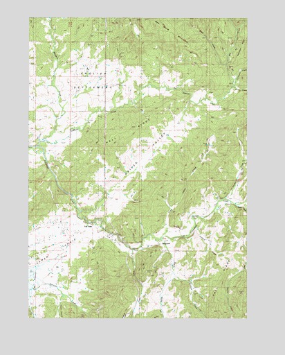 Nonpareil, OR USGS Topographic Map
