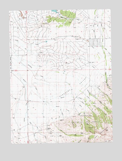 Noon Rock, NV USGS Topographic Map
