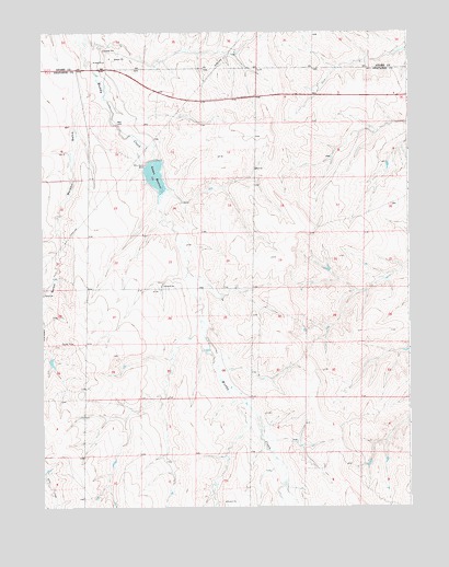 Noonen Reservoir, CO USGS Topographic Map