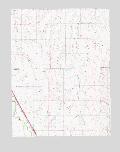 Noonen Reservoir SW, CO USGS Topographic Map