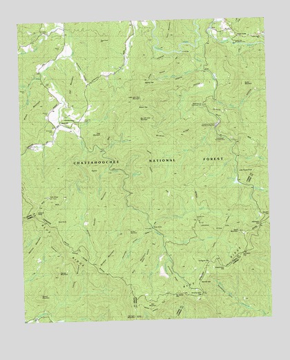 Noontootla, GA USGS Topographic Map