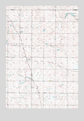Norbeck, SD USGS Topographic Map