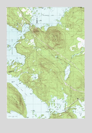 Norcross, ME USGS Topographic Map