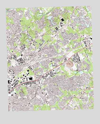 Norcross, GA USGS Topographic Map