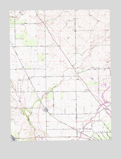 Nord, CA USGS Topographic Map