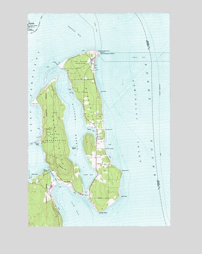 Nordland, WA USGS Topographic Map