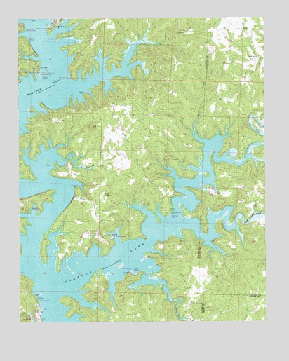 Norfork Dam North, AR USGS Topographic Map
