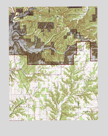 Norman, IN USGS Topographic Map