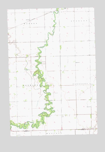 Norman, ND USGS Topographic Map