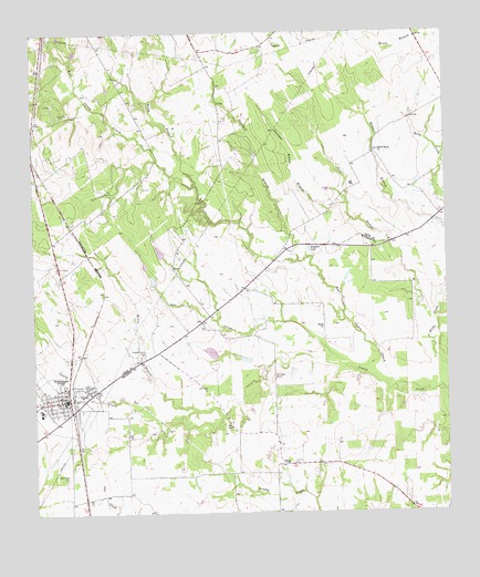 Normangee, TX USGS Topographic Map
