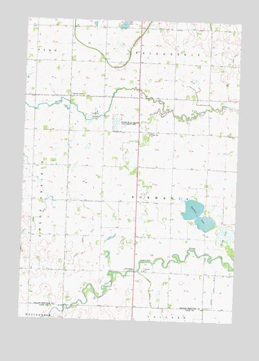 Normania, MN USGS Topographic Map