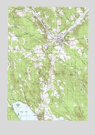 Norridgewock, ME USGS Topographic Map