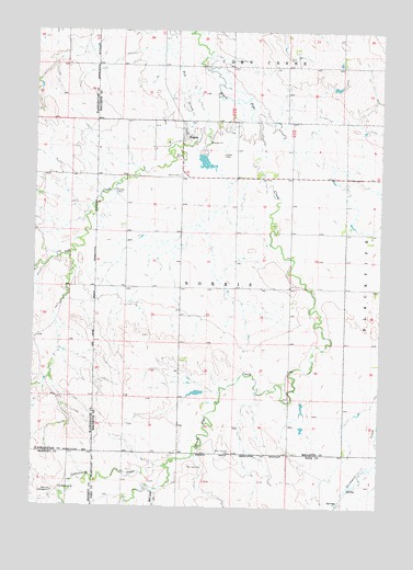 Norris, SD USGS Topographic Map