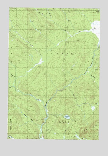 Norris Brook, ME USGS Topographic Map