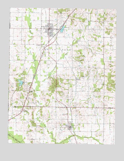 Norris City, IL USGS Topographic Map