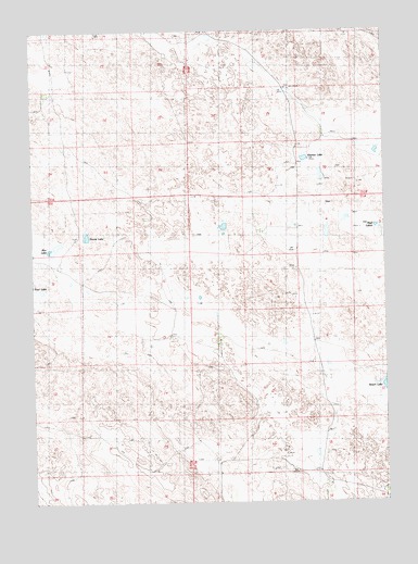 Norris Lake, NE USGS Topographic Map