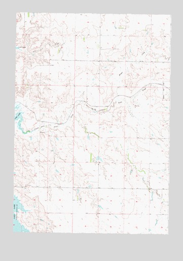 Akaska SW, SD USGS Topographic Map