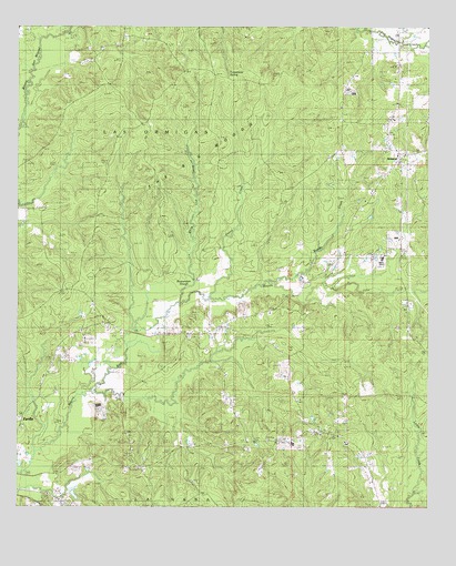 Belmont, LA USGS Topographic Map
