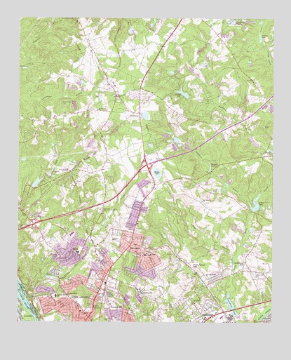 North Augusta, SC USGS Topographic Map