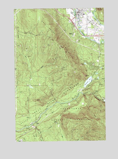 North Bend, WA USGS Topographic Map