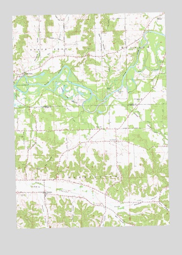 North Bend, WI USGS Topographic Map