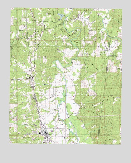 Belmont, MS USGS Topographic Map