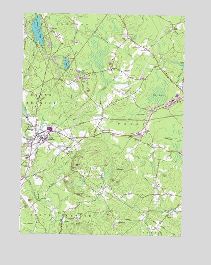 North Berwick, ME USGS Topographic Map