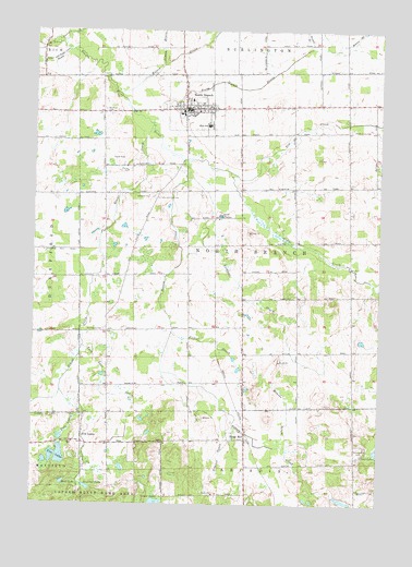 North Branch, MI USGS Topographic Map