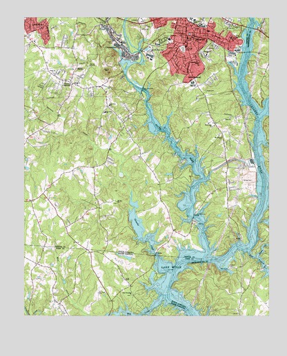 Belmont, NC USGS Topographic Map
