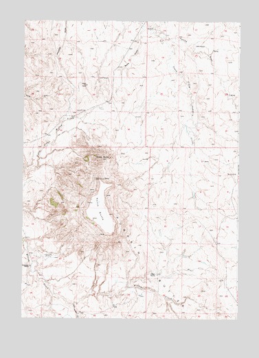North Butte, WY USGS Topographic Map