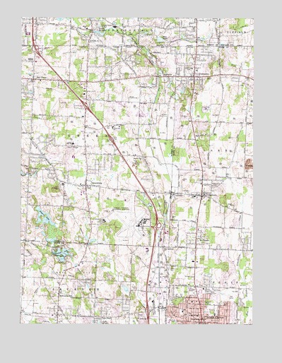 North Canton, OH USGS Topographic Map