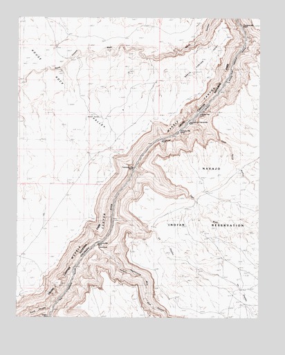North Canyon Point, AZ USGS Topographic Map